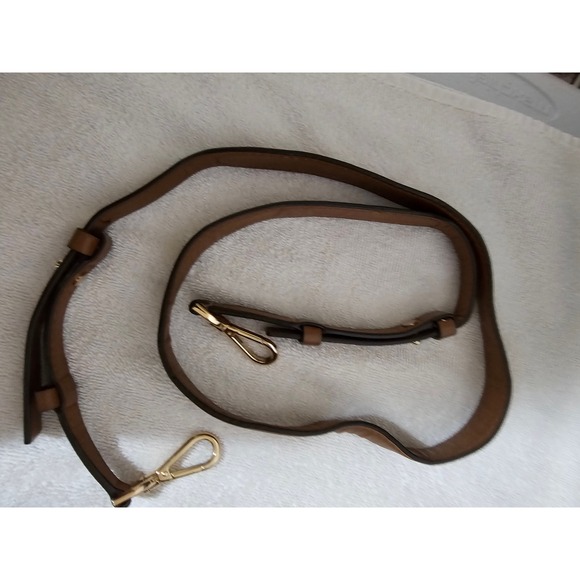 Michael Kors Brown Leather Satchel Top Handle Designer Bag - Picture 9 of 15